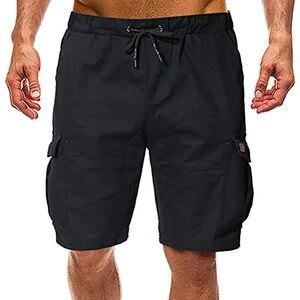 Tokyo Laundry Pantaloncini Cargo Uomo: Comodi In Jersey, Tasche Multiple, Vita Elasticizzata - 4