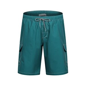 Costume Uomo Mare Con Fantasia E Sacchetto Porta Costume Pantaloncino Da Bagno Asciugatura Rapida Con Due - Foto 12