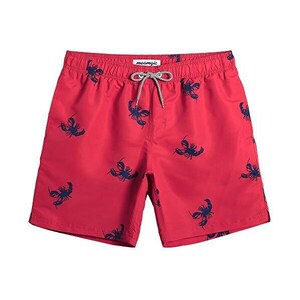 Pantaloncini Bagnino Maui Rippers Rossi &ndash; Taglia 32 Uomo &ndash; Microfibra, Surf