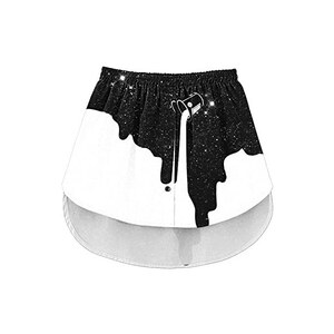 3 Estensori Per Camicia Donna - Finta Gonna Con Bottoni, XL, Bianco/Nero/Grigio - Foto 2