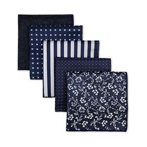Set 5 Fazzoletti Da Taschino In Seta - Assortiti Per Giacca E Completo | Accessorio Elegante Uomo Fatto A Mano - Foto 7