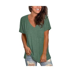 Maglietta da donna 2024 casual girocollo manica corta