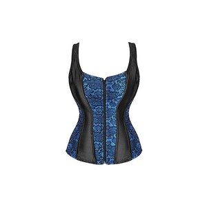 WLFFW Bustino Corsetto Steampunk Donna Corpetto Cerniera EU 34-36 M Donna Corpetto Cerniera Eu 34 36 M Marrone 119711376