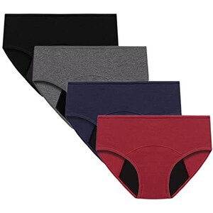 ATIVOZ Mutandine Periodo Mestruale 7 Pack A Vita Alta Cotone Donna - Foto 5