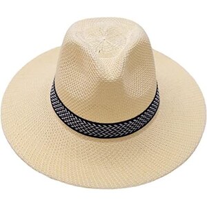 Hcimooy Cappello di Paglia a Tesa Corta da Donna