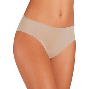 Slip alla brasiliana in cotone elasticizzato bianco regular fit da Donna