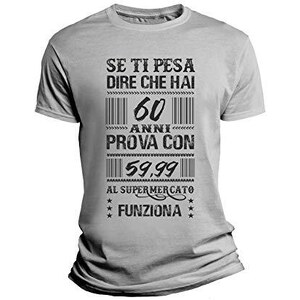 Donna 60esio Aa Pap&agrave; Regalo 60 Anni Copleanno Aglietta Con Collo