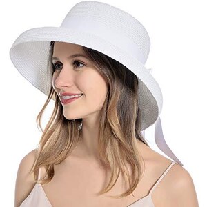 MURYOBAO Cappello Donna Estivo - Tesa Larga UPF 50+, Pieghevole, Per Spiaggia E Viaggi - Foto 1