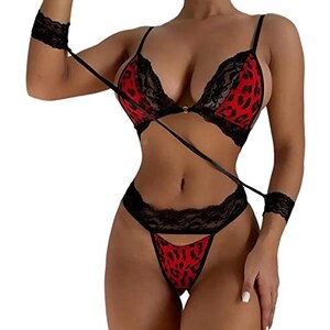 Lingerie Da Donna Body A Rete Abito Calza Intimo Babydoll - Foto 7