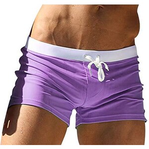 Pantaloncini Da Bagno Uomo - Shorts Surf Asciugatura Rapida, Con Taschino E Coulisse - Foto 4