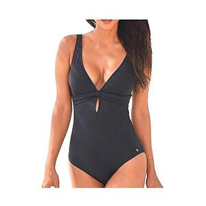 TG. 30) Speedo Costume da Bagno Intero Prolt Relay Back Nero Splice, 30 Donna