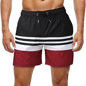 Uomo Cargo Pantaloncini da Nuoto Surf Estate Spiaggia