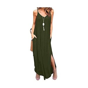 YOSUWOAI Abito Vintage In Stile Rustico Da Donna, Stile Bohémien - 4