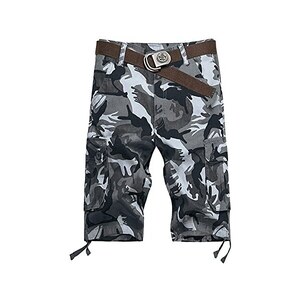 PRIOKNIKO Pantaloni Corti Lavoro Uomo Pantaloncini Da Lavoro Bermuda Da Uomo Alla Moda Al Ginocchio Con Elastico In Vita Aa 5 L 120820665