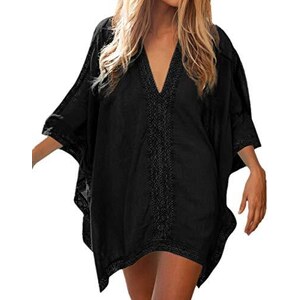 LikeJump Donna Caftan Abito da Spiaggia Maxi Parei Copri Bikini Costume