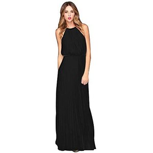 ranrann Vestito Senza Maniche Tinta Unita Vestito Bambina Estivo Spiaggia Ginocchio Abito Estivo Casuale Ragazza Principessa Chiffon Abiti per 4-16 Anni Blu Scuro 6 Anni
