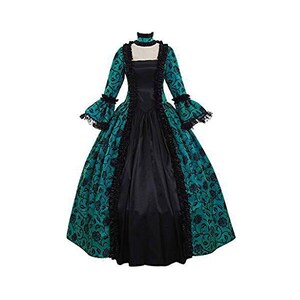 Abito Medievale Vintage Da Principessa Donna - Vestito Lungo Gotico Vittoriano Per Cosplay, Feste In Maschera E Cerimonie, Taglie Dalla S Alla XXXXXL