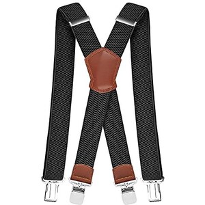 Bretelles élastiques Y-Back Rétro Pour Homme - 35mm De Large, 6 Clips Ajustables - Neuves Avec étiquettes