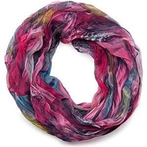 Sciarpa Scaldacollo StyleBREAKER Motivo Messicano Teschio – 100% Viscosa, 87x90 Cm