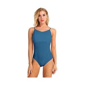 Body Danza Donna Con Mesh - Fodera Toracica, Canotta, Per Balletto, Ginnastica E Cheerleader - Foto 8