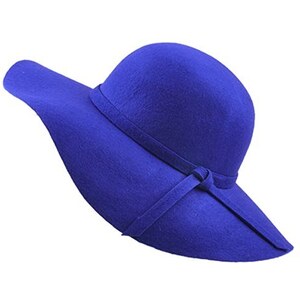 Cappello Fedora per bambini e ragazzi, stile vintage con tesa larga e fibbia per cintura, verde, Taglia unica