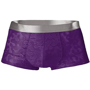 LZPCarra Intimo da uomo con sacchetto Silk sexy piatto ghiaccio da uomo ...