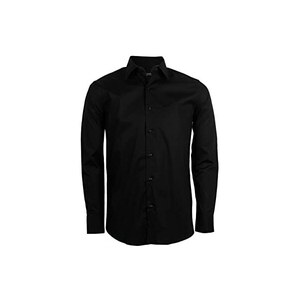 Camicia nera uomo elasticizzata