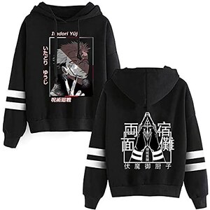 Felpa Con Cappuccio Anime Ryomen Sukuna - Unisex, Maniche Lunghe, Stampa Harajuku | Per Ragazzi E Ragazze Appassionati - Foto 9