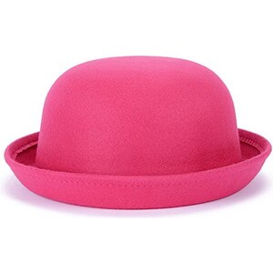 Cappello Fedora Classico Con Piuma, Cupola Rigida In Finta Lana, Taglia 58 Cm, Per Uomo E Donna. Perfetto Per Matrimoni E Feste A Tema.