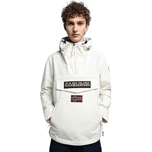 Napapijri Bianco Polyester Men Jacket