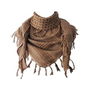 FOCUHUNTER Shemagh Tattico Deserto Sciarpa Keffiyeh Collo Testa Cotone