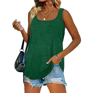 Canotta Donna Estiva - Top Senza Maniche In Poliestere E Rayon, Morbida E Traspirante - Foto 5