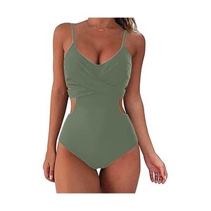Hunza G Costume intero con schiena scoperta - Marrone