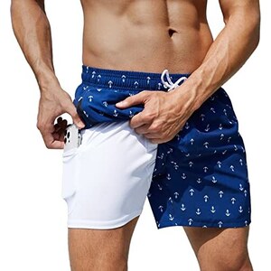 DULSPUE Costume da Bagno da Uomo a Tesa Larga Spa