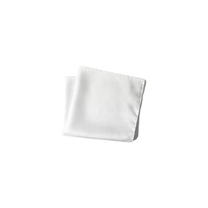 Fazzoletto Da Taschino In Raso Bianco - Pochette Elegante Per Uomo E Donna - 22x22cm - Foto 11