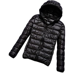 Peuignao Piumino Leggero Donna Con Cappuccio Invernale Puffer Jacket