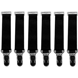 Allacki Cintura Giarrettiera In Pizzo Floreale Nero | Alta Vita 6 Cinghie | Lingerie Plus Size
