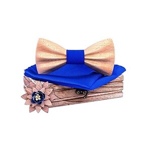 CravateSlim Fiocco Farfalla in legno fine e leggero – Fiocco farfalla uomo in legno chiaro originale – motivo fantasia travestimento Bicyclette Vélo Taglia Unica