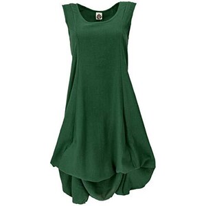 Guru-Shop, Maglietta Sun Owl, Arancione Ruggine, Cotone