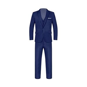 Abito Sartoriale Uomo Slim Fit Blu Scuro – Giacca Due Bottoni E Pantalone, Elegante, Foderato, Per Cerimonie E Occasioni Formali