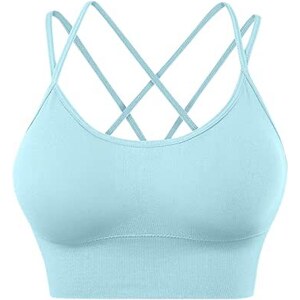 Reggiseno Sportivo Donna Morbido Senza Cuciture – Coppa Intera, Non Cablato, Imbottito