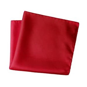 Pochette Da Taschino Pois Fazzoletti Da Taschino Uomo - Set In Tinta Unita 22x22cm Per Cerimonie Ed Eventi Accessori Smoking - Foto 2