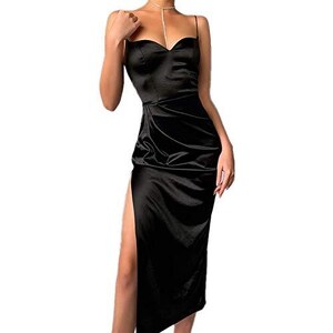 Urban Classics Vestito di maglina - black/nero