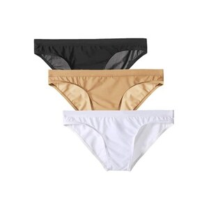 Slip Uomo Vita Bassa In Seta Ghiacciata - Con Tasca Frontale, Morbido E Traspirante, Multitage - Foto 2