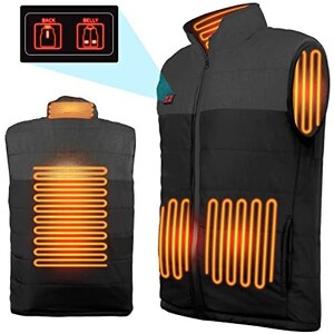 Gilet Riscaldato Elettrico - 3 Temperature, USB, Lavabile | Per Moto, Caccia, Escursionismo