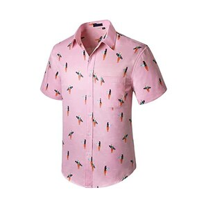 Camicia Hawaiana Unica Per Uomo – Manica Corta, Stampa Fantasia – Taglie Forti Fino A 5XL (3XL)