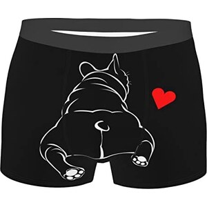 SSIMOO Boxer Versatili Con Testa Di Bulldog Americano Con Eccezionale Elasticita Scelta Perfetta Per La Moda Da Uomo Stampa Leopardata M 130175853
