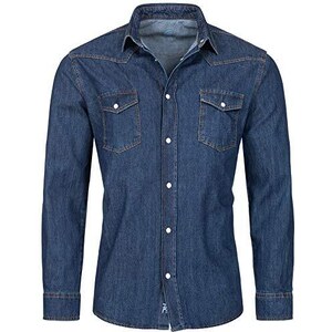 Rock Creek Pantaloncini da uomo in jeans RC-2359, Blu, 31W