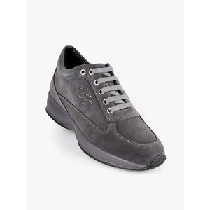 Lumberjack Raul Sneakers Donna In Pelle Scamosciata Con Zeppa Grigio Taglia  39 