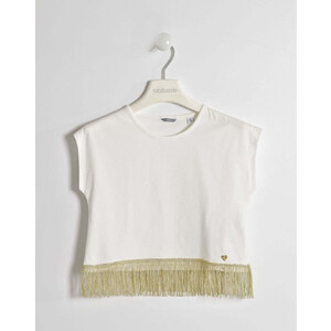 Dondup maglia bambina in misto lana panna main image 0
